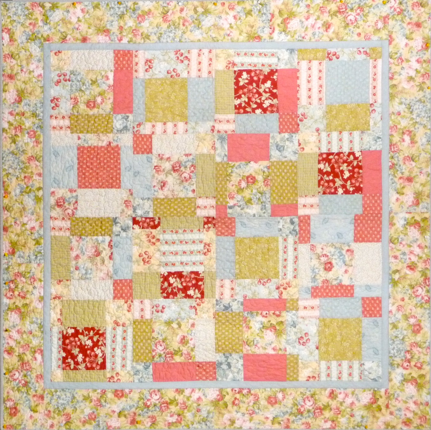 Uneven Patches quilt